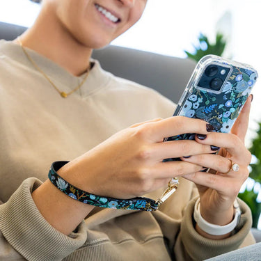 Rifle Paper Co. Phone Wristlet (Garden Party Blue)